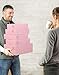 9x6x2 Inch Small Pink Shipping Boxes Pack of 45, Cardboard Boxes for Packaging Small Business