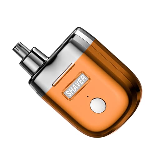 Máquina de afeitar eléctrica recargable para hombre, textura ABS, adecuada para viajes fáciles y afeitados rápidos, cortador portátil