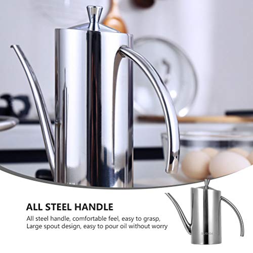 Garrafa De Óleo De Gergelim Com Molho De Soja 1 Pack De Óleo De Aço Inoxidável Para Cozinha (500Ml D