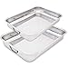 Menax - Rustidera de Horno - Asas Abatibles - Acero Inoxidable - Set de 2