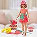 Play-Doh Barbie Florals and Fringe Set, Make Doll Clothes with Modeling Compound & 9 Fashion Accessories, Arts & Crafts for Girls & Boys 5+