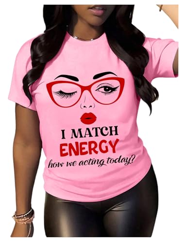 Image of BEAUDRM Women's Graphic Tees Y2K Crop Top Slogan Print Crew Neck T-Shirt 2000s Shirt Summer Tops
