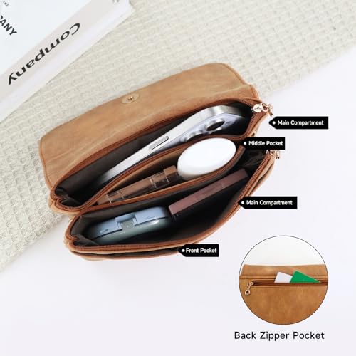 Image of Crossbody Purse, PU Leather Women's Crossbody Handbags Small Crossbody Bags for Women and Girls, Crossbody Handbag