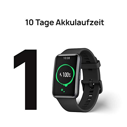 HUAWEI WATCH FIT elegante smartwatch, 1,64 inch AMOLED-scherm, persoonlijke coach, batterijduur van 10 dagen, GPS, 5 ATM… - Image 4