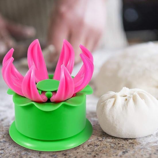 Momos Maker Dumping Machine| Momos Maker Mould Shapes Plastic Dumpling Maker Dough Press Steamed Stuffed Bun Making Mold Cooking Tool|Moulds, Cake Maker, Kitchen, cookware