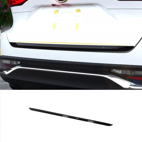 ZUNEIGUNGトヨタ 新型 ハリアー 80系 Sグレードリア バックドア ラゲッジドア ガーニッシュ新型Toyota Harrierに適合 設計外装 パーツ アクセサリーABS 樹脂製1枚【ブラック】