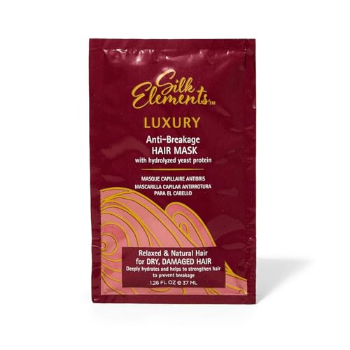 Silk Elements Luxury AntiBreakage Hair Mask Packette, Deeply Hydrates, Prevents Breakage, For Dry Hair, 1 Oz