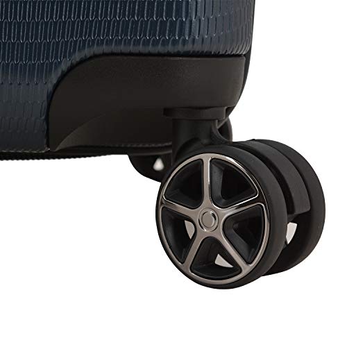 Traveler's Choice New London Ii Hardside Expandable Spinner Luggage, Navy, Checked-Large 29-Inch #TOP2