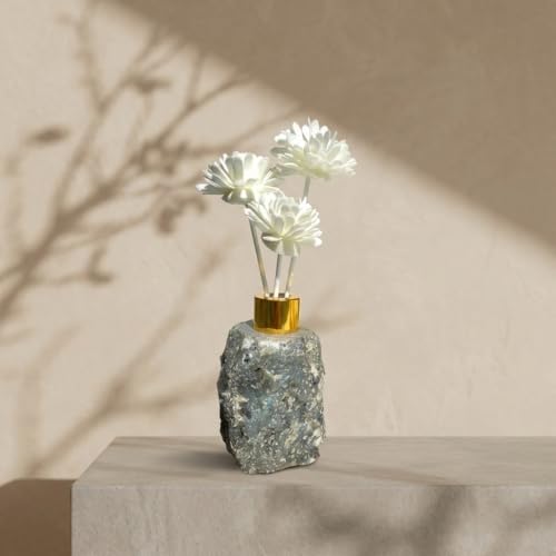 Botella Difusora de Cristal Natural Piedra para Aromaterapia miniatura 2