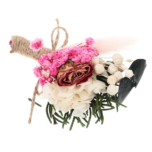 Boutonniere mini flores secas para boda