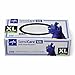 Medline SensiCare Silk Nitrile Exam Gloves, Disposable Gloves with Smartguard Film, X-Large, Blue (Pack of 230)