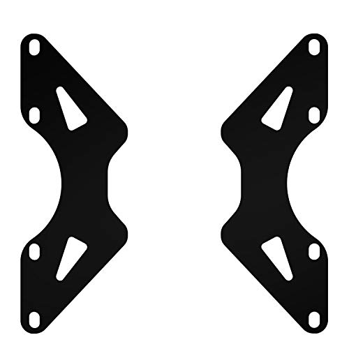 HUANUO Universal VESA Adapter Extension Plate Bracket - VESA Mount from 100x100mm to 200x100mm, 200x200mm, VESA Extender for Computer Monitor Stands