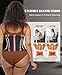FeelinGirl Workout Waist Trainer Corset Body Shaping Perspiring Vest Workout Postnatal Body Shaper for Women Rose Red M