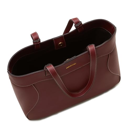 Image of Miraggio Samantha 14 Inch Laptop Tote Bag | Office Tote Bag For Women | Big Totes For Work & Travel With Functional Pockets