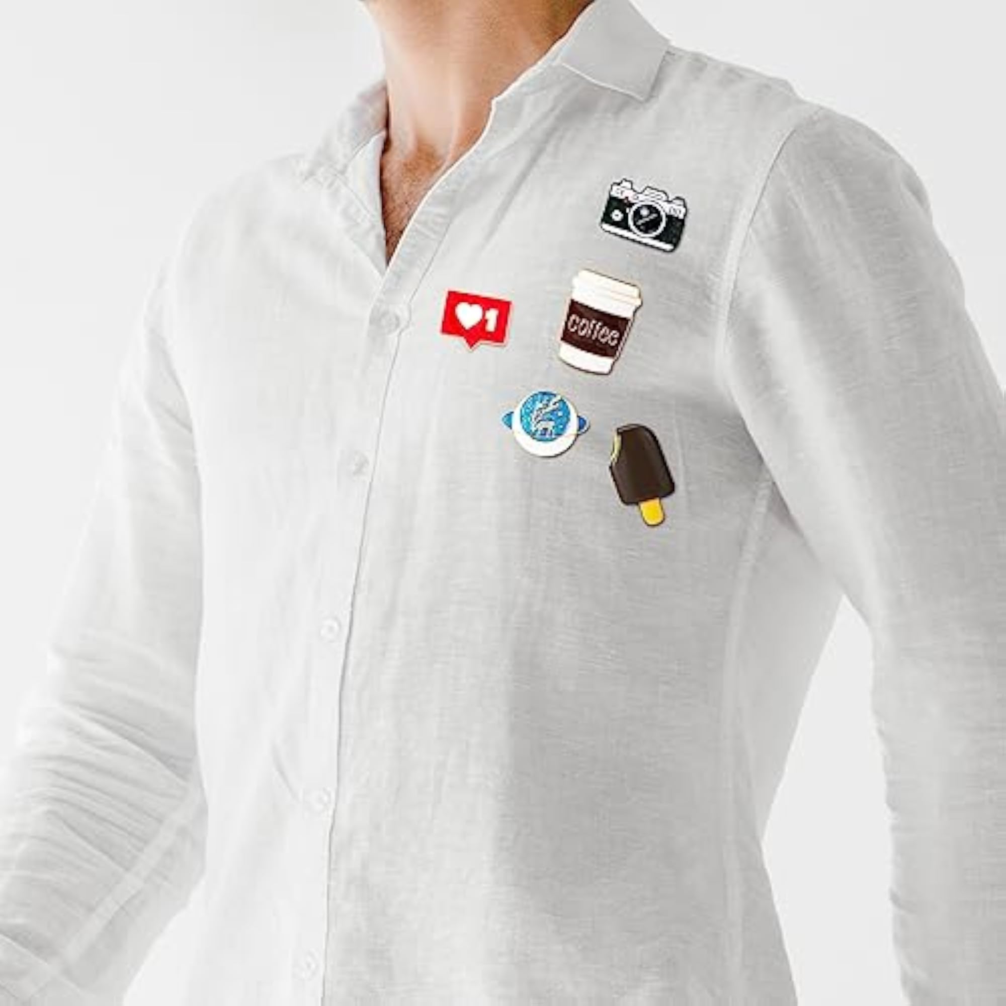 100 Pcs Enamel Pins Bulk for Backpacks