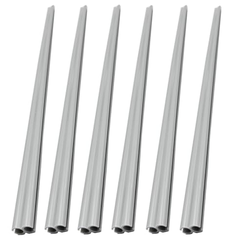 6X 50cm RV Awning Rail Channel Figure of 8 Plastic Awning Channel Connector for All Motorhome Campervan Tent Awning Accessories