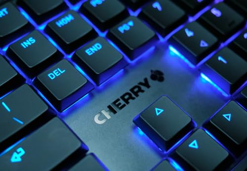 Image of CHERRY Mx 10.0N Rgb Mechanical Keyboard Mx Low Profile Speed Switches, Aluminum Housing, Premium Keyboard For Gaming And Work. G8A-25010Lvbus-2, USB, Black
