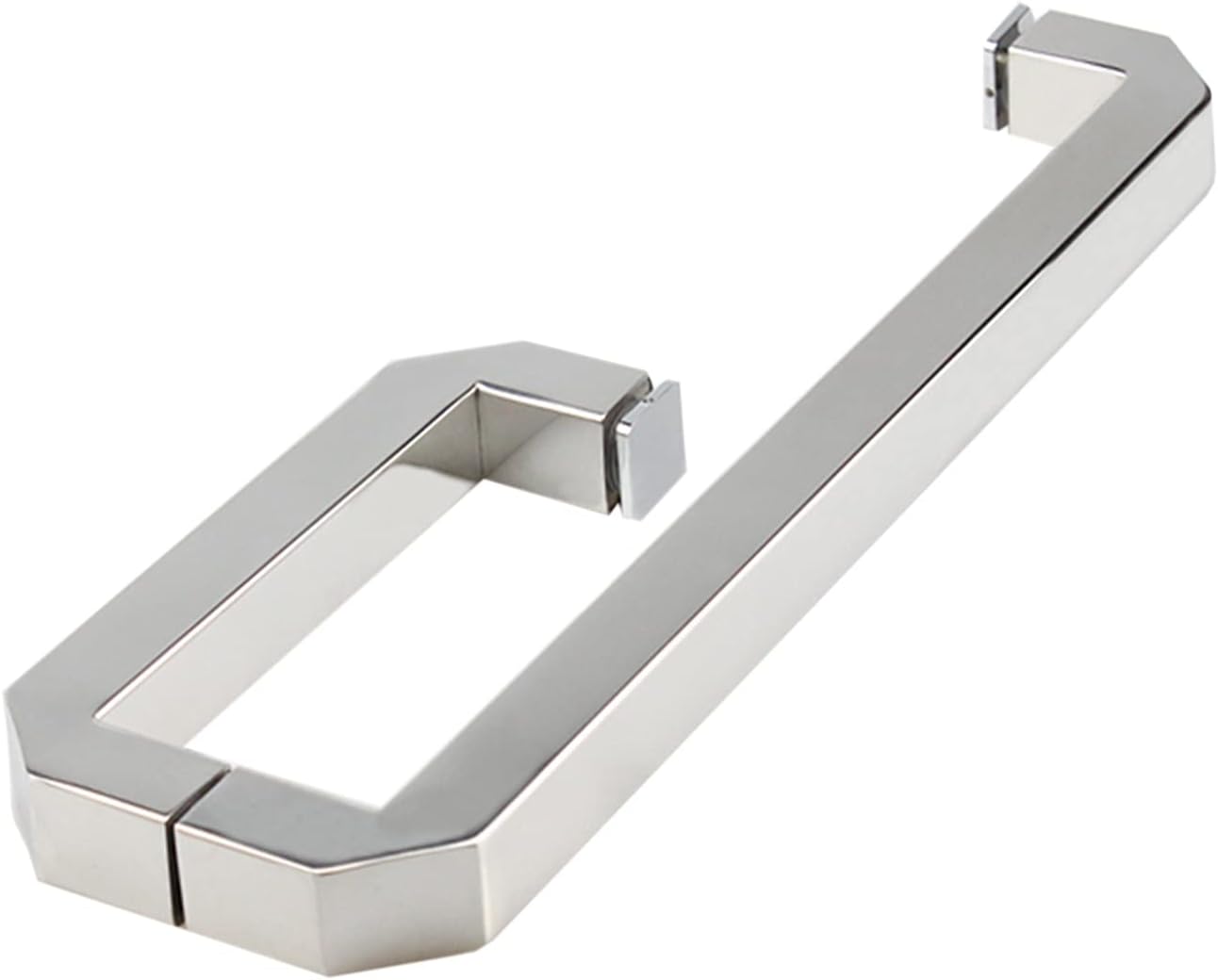 Bathroom Door Handle Sets Push and Pull Shower Glass Doors Grab Bar Sliding Doors Knobs Towel Bar Replacement Sets (Size : 300mm+450mm)