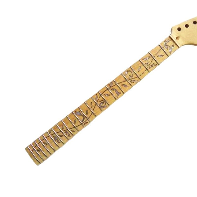Strumenti musicali Guitarra con manico for chitarra elettrica in acero intarsio a 22 tasti