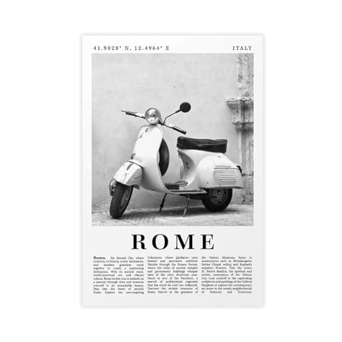 Poster Rome Italie sur toile 61x91 cm pour habiller un mur vide