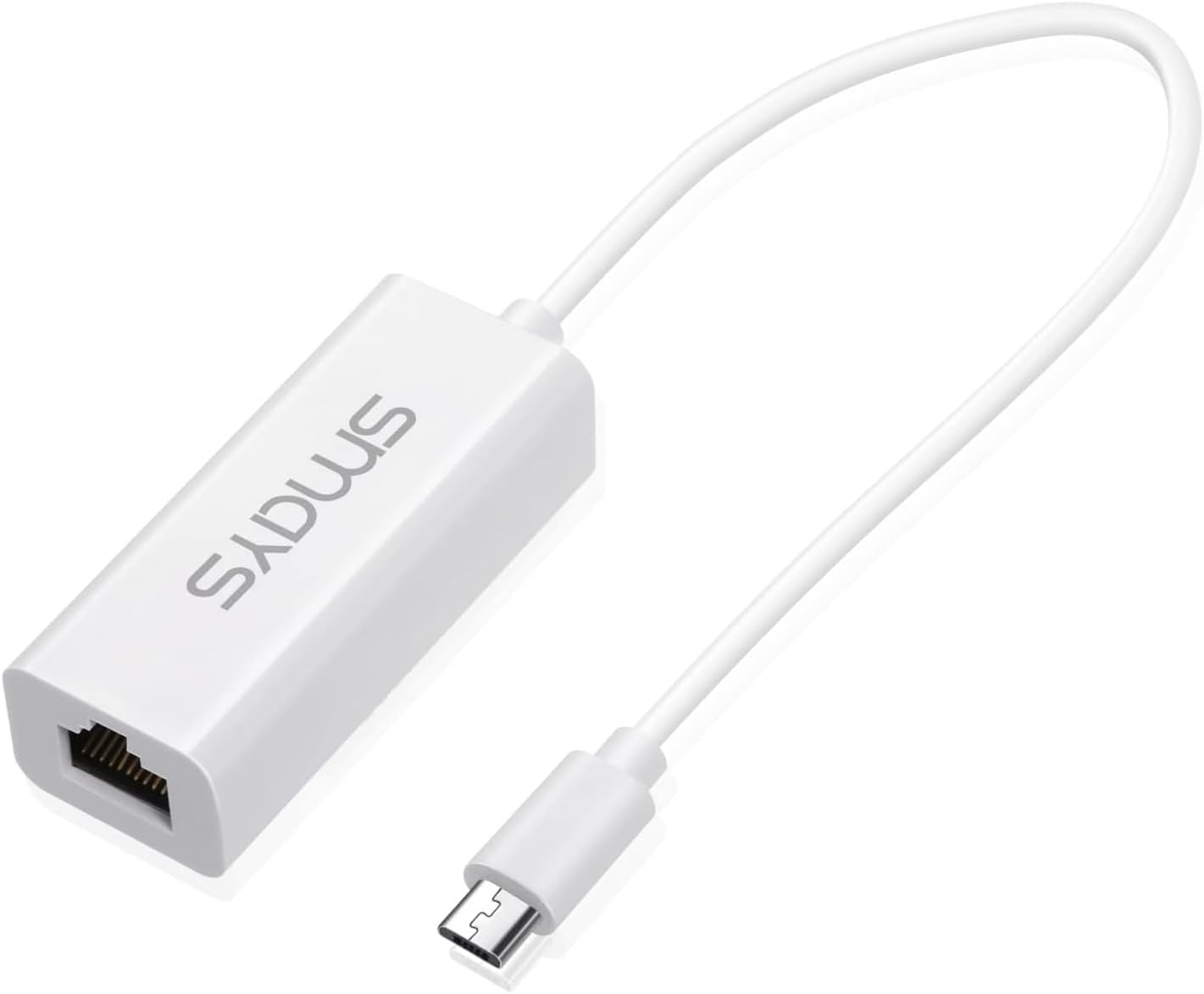 Smays Realtek RTL8152 based 10/100M Micro USB Ethernet Adapter compatible Android Raspberry Pi Zero, Asus T100taf, HP Stream 7, Google Nexus Player, Nexus 9 and Windows Tablets