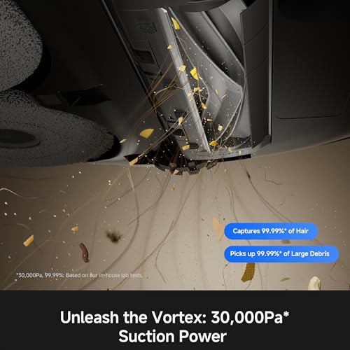 Image of Mova P70 Pro Ultra Robot Vacuum and Mop, 30,000Pa Suction, 212℉ Hot Water Mop Self-Cleaning & 1-Hour Fast Drying, Corner-to-Edge Deep Cleaning, Auto-Empty Dock, AI Object Recognition, Black