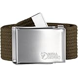 Fjallraven Canvas Belt Belt, Unisex Adulto, Dark Olive, 1 Size
