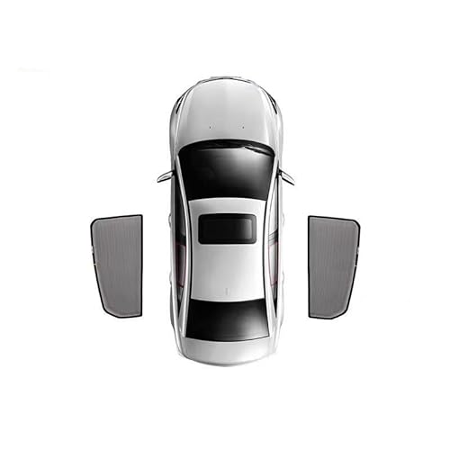 DLXYZML Auto Pare Soleil pour Volvo EX30,Maille Nylon Magnétique Pare Soleil Voiture Bébé Vitres Latérales Pare Soleil Voiture Soleil Protection Bloquer Les Rayons UV Pièces Automobiles