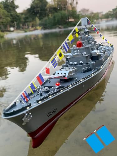 Ssccgym Remote Control Ship RC Warship Aircraft Carrier Battleship Destroyership add Watch...
