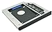 Nimitz 2nd HDD SSD Hard Drive Caddy for Lenovo Ideapad Y500 Y510p with Bezel