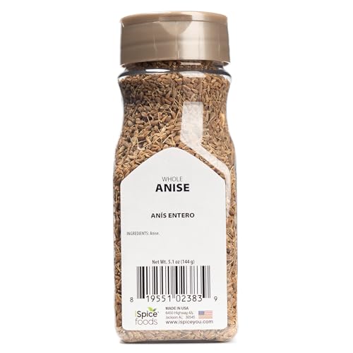 iSpice - Anise Seed Whole, Anise Seeds for Baking Cooking and Tea, 5.1oz (144g) - Thumbnail 3