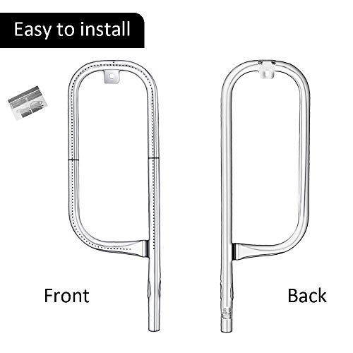 Outspark Bbq Parts Grill Burner, Gas Barbeque Accessories For Weber Q100 Q120 Q1000, Q1200, Baby Q Grill, Stainless Steel, 1 Pack 17 Inch #TOP5