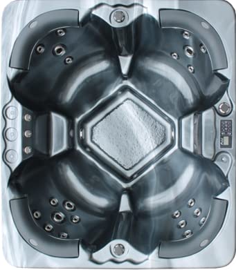 Vasa-Fit Whirlpool W-180 SkyWhite/SkyBlack 4 Pers. NEU Outdoor Indoor Hot Tub Whirlpools King-SPA kaufen – Bild 3