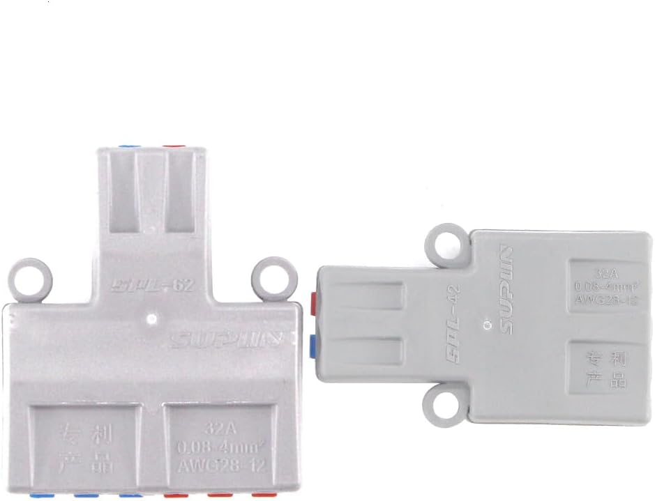 Type SPL-42 62 Wire Connector 2 in 4/6 Out Wire Splitter Quick Conectors Compact Wiring Conductor LED Conector(SPL-62,10PCS)