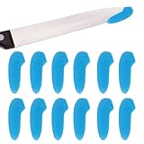 FUOYLOO 50 piezas Protector Punta Cuchillo Flexible Fundas Protectoras para Cuchillas Resistentes y Seguras para Cocina Restaurante y Uso Profesional
