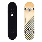 Retrospec Alameda Skateboard Complete | Canadian Maple Wood Deck w/ 5.5 Inch Aluminum...