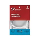 Scientific Anglers Mastery Saltwater Leaders 12 ft 3 pk 20 lb