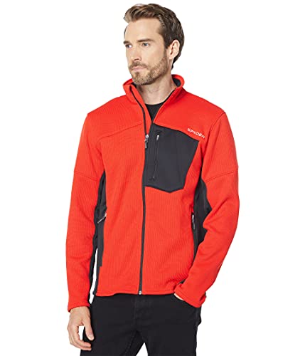 Image of Spyder Men's Bandit Hybrid Full Zip Mid Layer Jacket