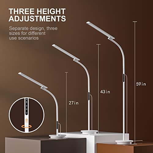 Light Therapy Lamp, Uv-Free 10000 Lux Happy Therapy Light, Floor Sun Therapy Lamp With Remote & Touch Control & Adjustable Gooseneck For Reading/Office/Home … #TOP4