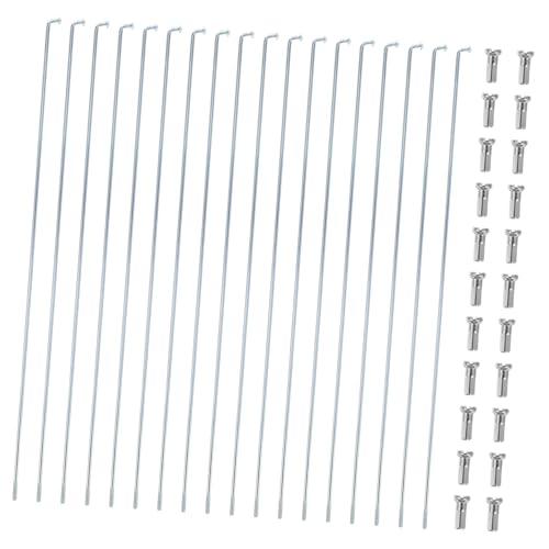 GALPADA 36pcs Bike : J Bend Steel Set Galvanized Bicycle Spokes for Cycling Mountain Bike Easy to Install Repair Parts Replacement