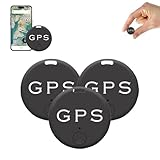 Easyfind Mini Magnetic GPS Tracker, GPS Tracker Strong Magnetic Car Vehicle Tracking Anti-Lost, Mini Worldwide GPS Tracker, Smart Key Finder Locator, GPS Tracking Device (3pcs)