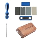 MusicNomad Kit de broto de traste de guitarra - chanfro, vestido e polimento (MN871)