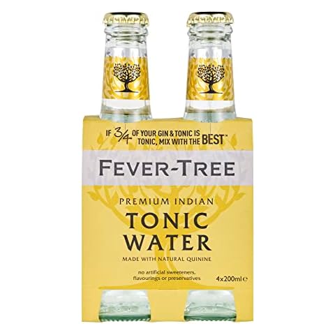 Fever-Tree Premium Indian Tonic Water, 6.8 Fl Oz (pack of 4) Cover