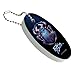 GRAPHICS & MORE Blue Beetle Scarab Floating Keychain Oval Foam Fishing Boat Buoy Key Float