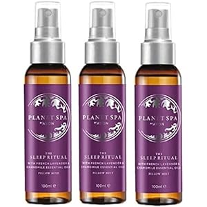 Pack of 3 Avon Planet Spa Aromatherapy Beauty Sleep Pillow Mist with French Lavender and chamomile essential oil formerly Sleeptherapy pillow mist 3 x 100ml