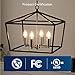 FLSNT 60W Equivalent LED Chandelier Light Bulbs, Dimmable, E12 Base, Clear B11 LED Filament Candelabra Bulbs, 2700K Soft White, 6 Pack