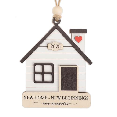 Christmas Ornaments 2025 - Family Ornaments - New Home Ornament 2025 - New Home Gift Ideas - Housewarming Gifts new Homes - Christmas Ornament 2025 - White Elephant Gifts - Xmas Tree Funny Decoration