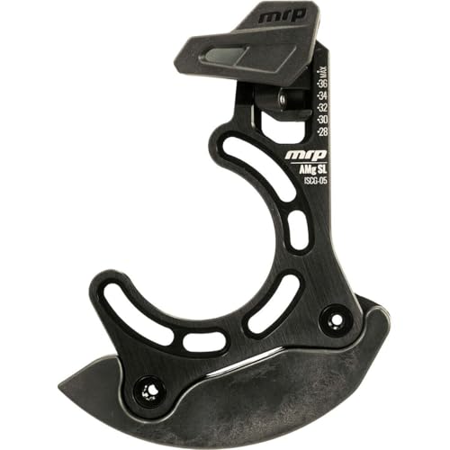 MRP AMg SL Mountain Bike Chainguide | 28-32T Chainring with Bash Guard | ISCG-05 | Alloy Backplate