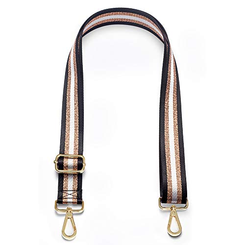 Foto von Kolti Geldbörsenriemen Ersatz Crossbody Handtasche Streifen breit verstellbar, Goldfarbene Schnalle 30