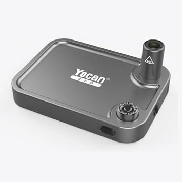 LIGHTERUSA Yocan Slate Red Series Windproof Torch Lighter, Black